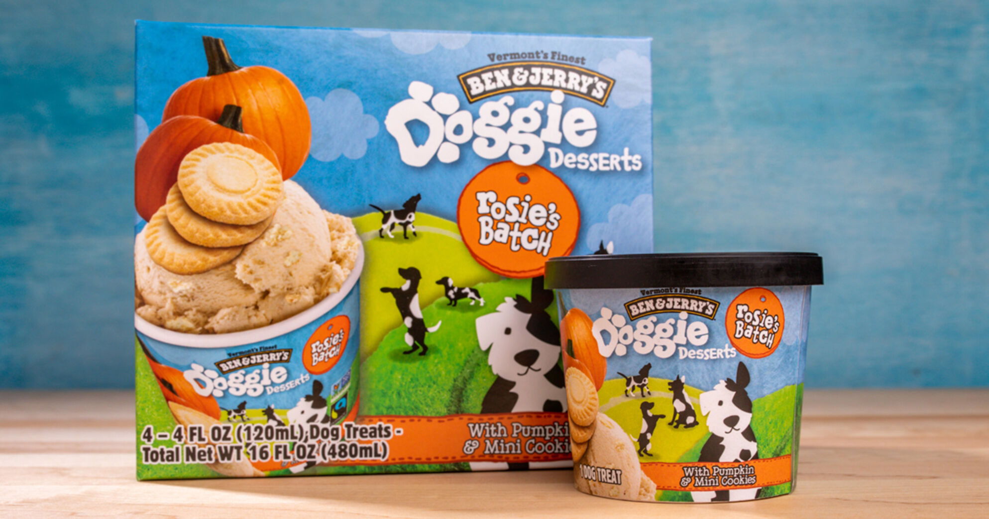 Rosie's Batch ice cream for dogs